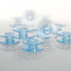 PFAFF® Blue Bobbins – 10-Pack