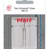 PFAFF® Twin Universal Needle 1.6mm Size 80/12 – 1-Pack