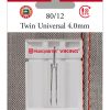HUSQVARNA® VIKING® Twin Universal 4.0mm Needle Size 80/12