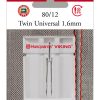HUSQVARNA® VIKING® Twin Universal 1.6mm Needle Size 80/10