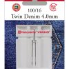 HUSQVARNA® VIKING® Twin Denim 4.0mm Needle – Size 100/16