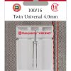 HUSQVARNA® VIKING® Twin Universal Needle 4.0 mm – Size 100/16