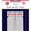 HUSQVARNA® VIKING® Twin Stretch 2.5mm Needle Size 75/11