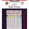 HUSQVARNA® VIKING® Ball Point Needles – Assorted Sizes – 5-Pack