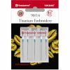 HUSQVARNA® VIKING® Titanium Embroidery Needles Size 90/14 – 5-Pack